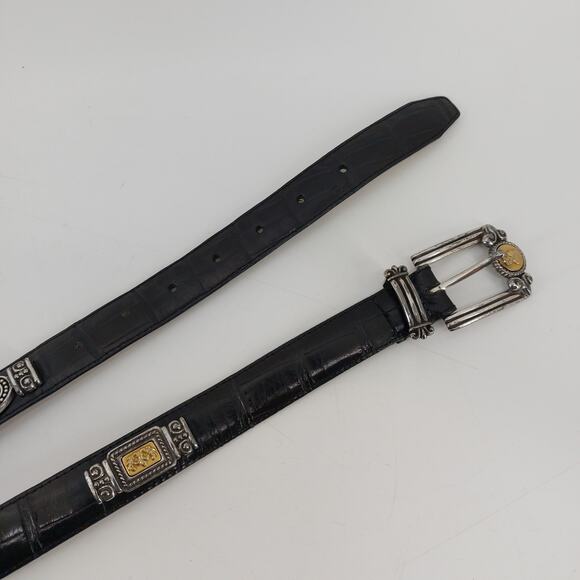 Brighton Vintage Museum Collection Black Leather Decorative Coins M - Picture 5 of 13